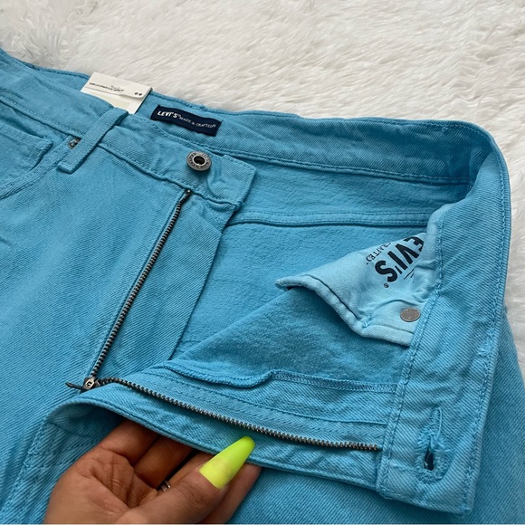 NWT Levi’s Made & Crafted High Rise Barrel Crop Straight Leg Jeans! - Picture 5 of 14